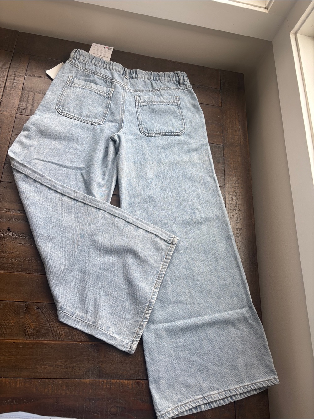 Indigo Rein Light Blue Easy Wide Leg Jeans